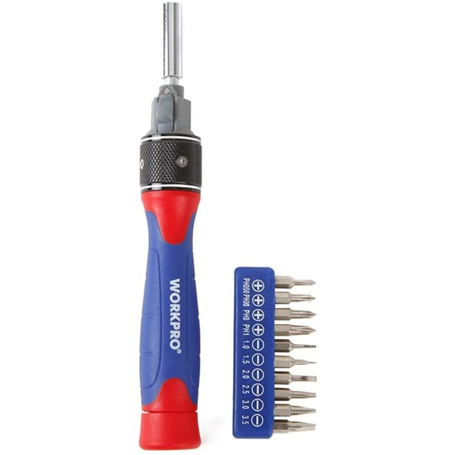 WorkPro 12-Piece Dual Drive Precision Ratchet Screwdriver for $14 WorkPro 12-Piece Dual Drive Precision Ratchet Screwdriver for $14