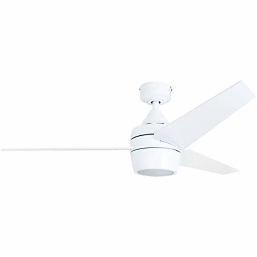 Honeywell 50605 Eamon Modern Ceiling Fan with Remote Control, 52", White for $141 Honeywell 50605 Eamon Modern Ceiling Fan with Remote Control, 52", White for $141