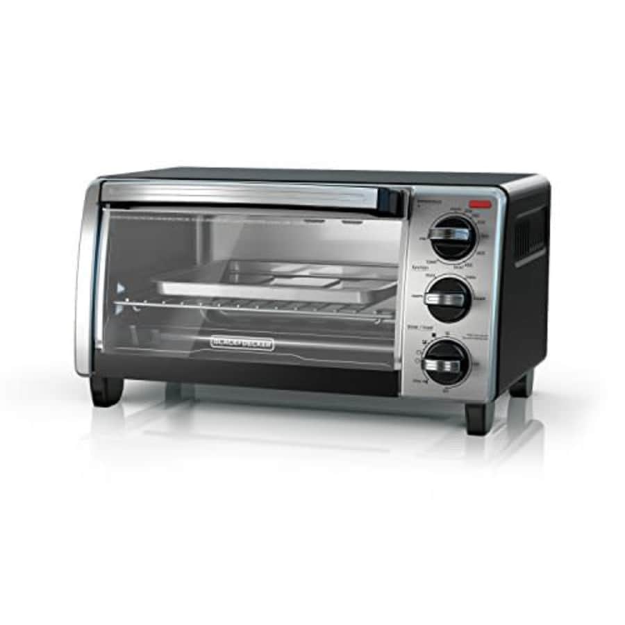 Black + Decker BLACK+DECKER 4-Slice Toaster Oven with Natural Convection, Black, TO1750SB for $51 Black + Decker BLACK+DECKER 4-Slice Toaster Oven with Natural Convection, Black, TO1750SB for $51