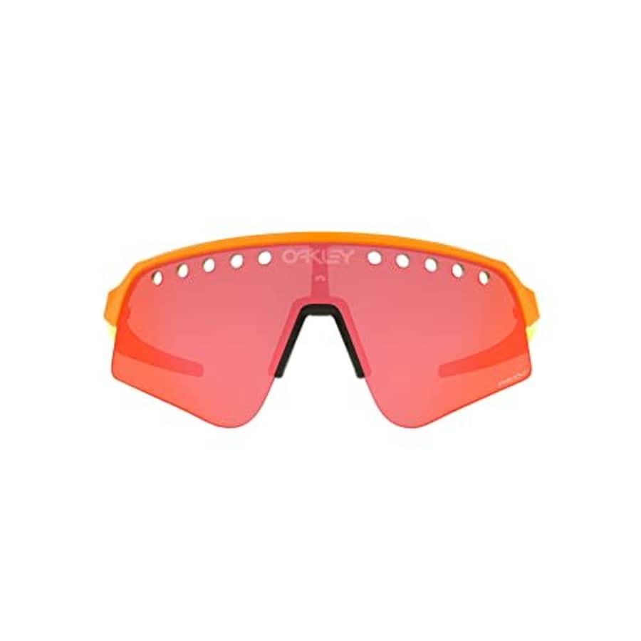Oakley Men's OO9465 Sutro Lite Sweep Rectangular Sunglasses, Orange/Prizm Trail Torch, 39 mm for $192
