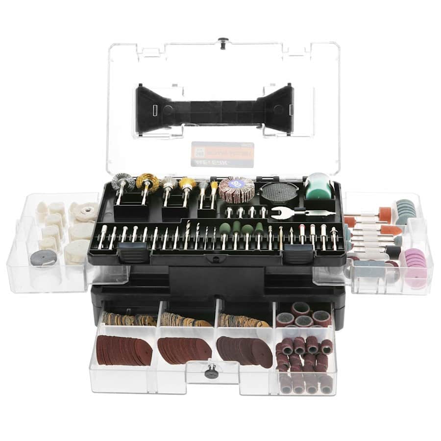 Meterk 349-Piece Rotary Tool Accessories Kit for $26 Meterk 349-Piece Rotary Tool Accessories Kit for $26