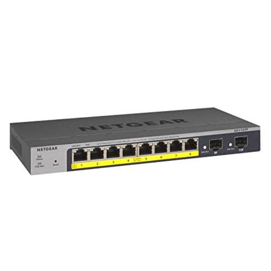 Netgear ProSAFE GS110TP 8-port managed gigabit PoE smart switch for $167 Netgear ProSAFE GS110TP 8-port managed gigabit PoE smart switch for $167