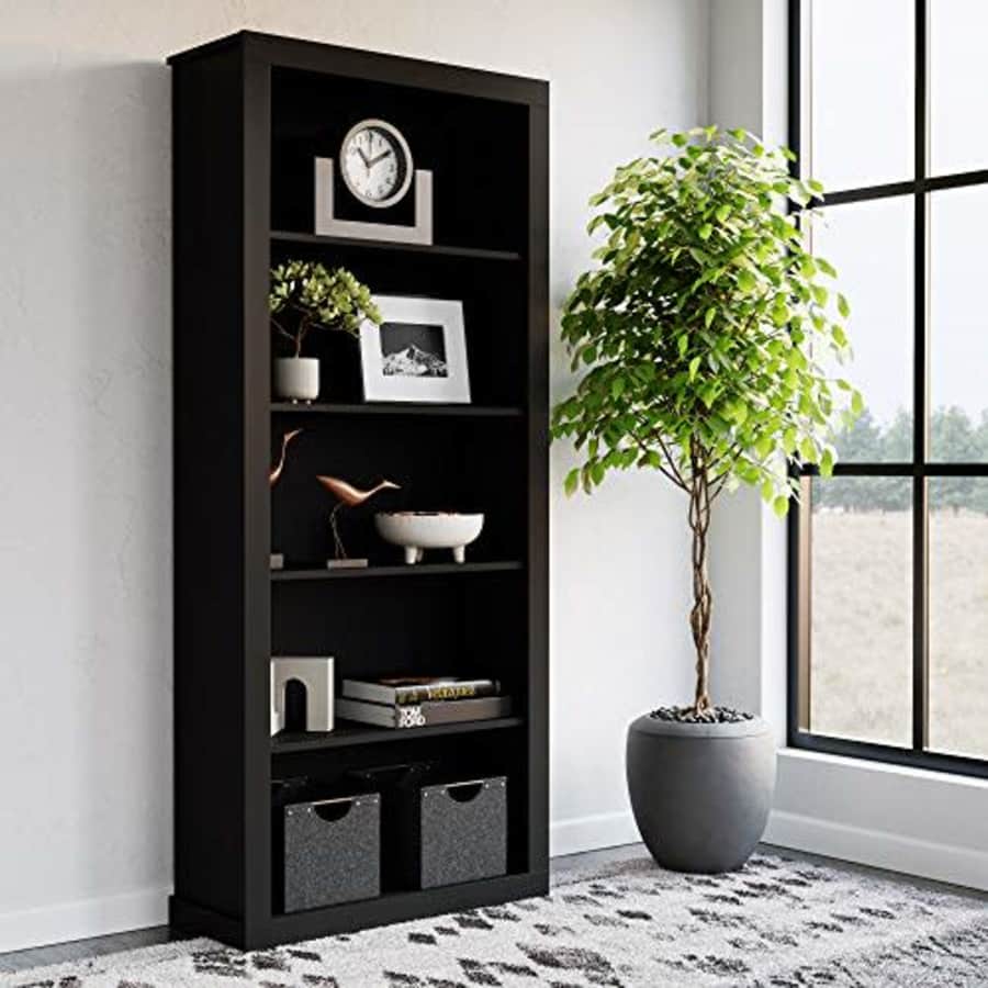 EdenbrookSumac Laminate Bookcase, 5-Shelf Organizer for Bedroom Furniture or Home Office Furniture, for $179 EdenbrookSumac Laminate Bookcase, 5-Shelf Organizer for Bedroom Furniture or Home Office Furniture, for $179