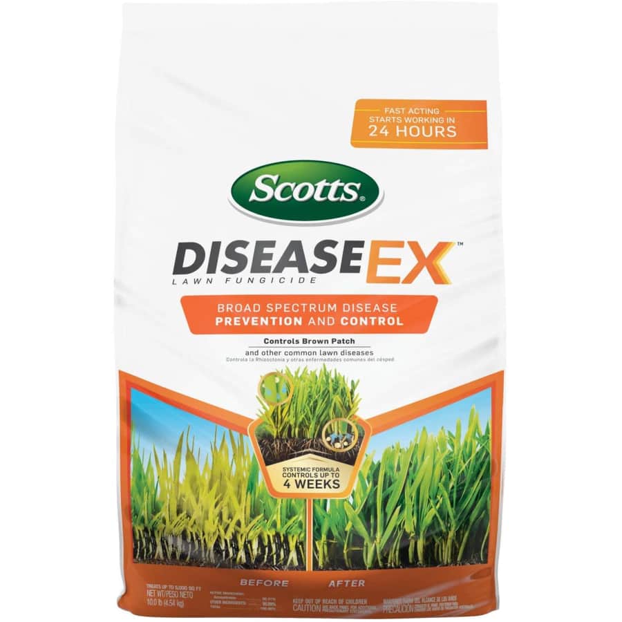 Scotts DiseaseEx Lawn Fungicide 10-lb. Bag: $19 Scotts DiseaseEx Lawn Fungicide 10-lb. Bag: $19