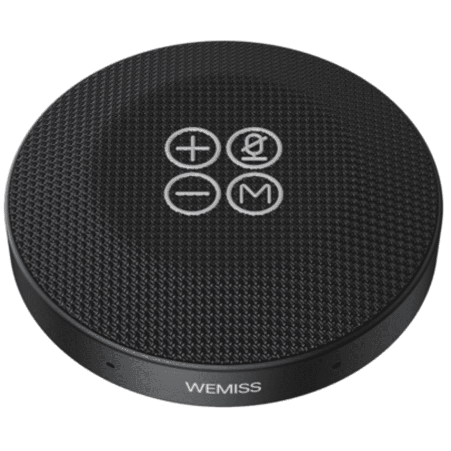 Wemiss by Aukey Bluetooth Speaker with Microphone for $30 Wemiss by Aukey Bluetooth Speaker with Microphone for $30