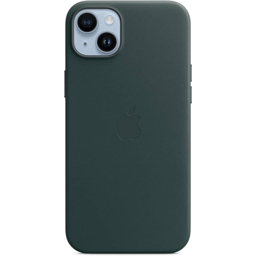 Apple iPhone 14 Plus Leather Case with MagSafe for $29