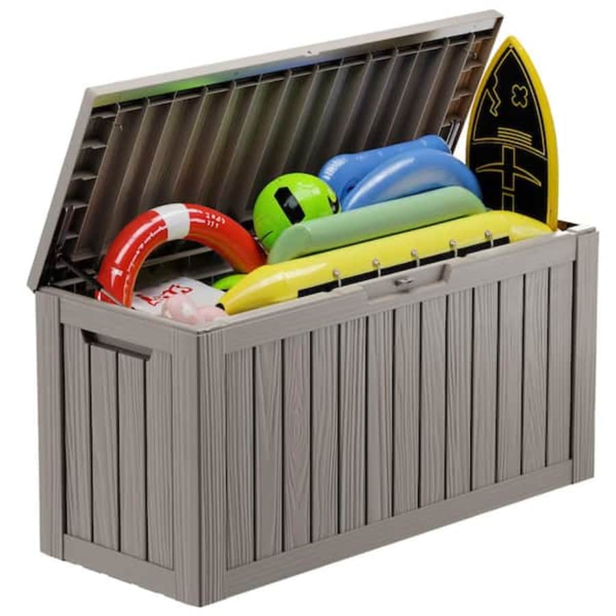 EasyUp 80-Gallon Outdoor Storage Deck Box for $50