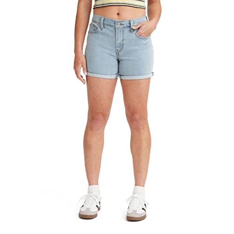 Levi's Women's Mid Length Shorts, (New) Lapis Outsider-Medium Indigo, 34 for $23 Levi's Women's Mid Length Shorts, (New) Lapis Outsider-Medium Indigo, 34 for $23