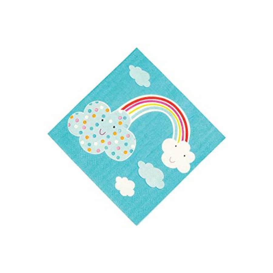 Fun Express - Noah's Ark Beverage Napkin - Party Supplies - Print Tableware - Print Napkins - 16 for $3