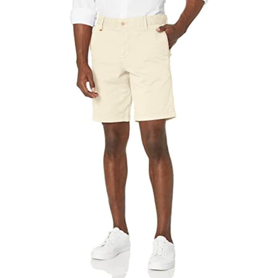 BOSS Men's Slim Fit Cotton Twill Shorts, Light Sand, 38 for $31 BOSS Men's Slim Fit Cotton Twill Shorts, Light Sand, 38 for $31