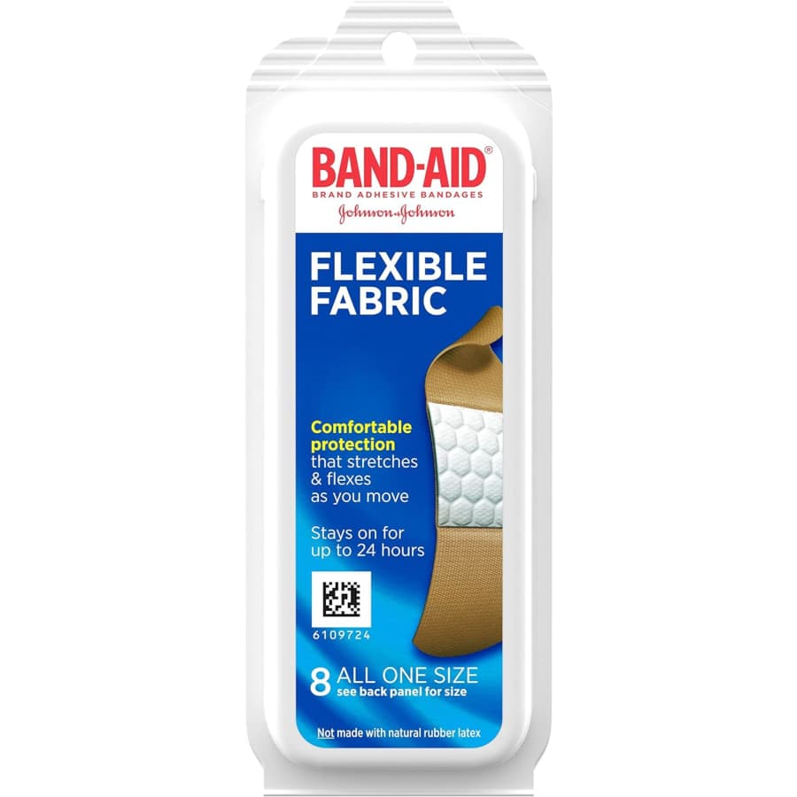 Band-Aid Brand Flexible Fabric Adhesive Bandages 8-Pack: 94c via Sub & Save Band-Aid Brand Flexible Fabric Adhesive Bandages 8-Pack: 94c via Sub & Save
