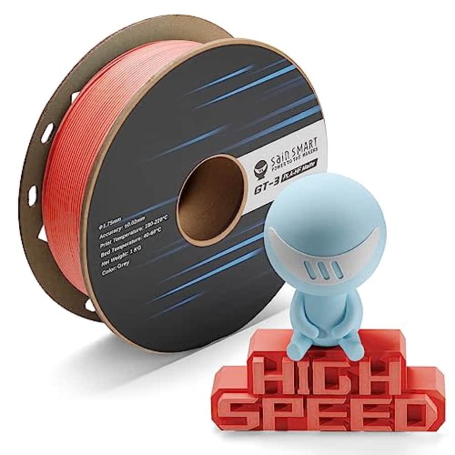 SainSmart GT-3 High Speed Matte PLA Filament 1.75mm, High Flow 3D Printer Filament, Rose Red, 2.2 for $13 SainSmart GT-3 High Speed Matte PLA Filament 1.75mm, High Flow 3D Printer Filament, Rose Red, 2.2 for $13