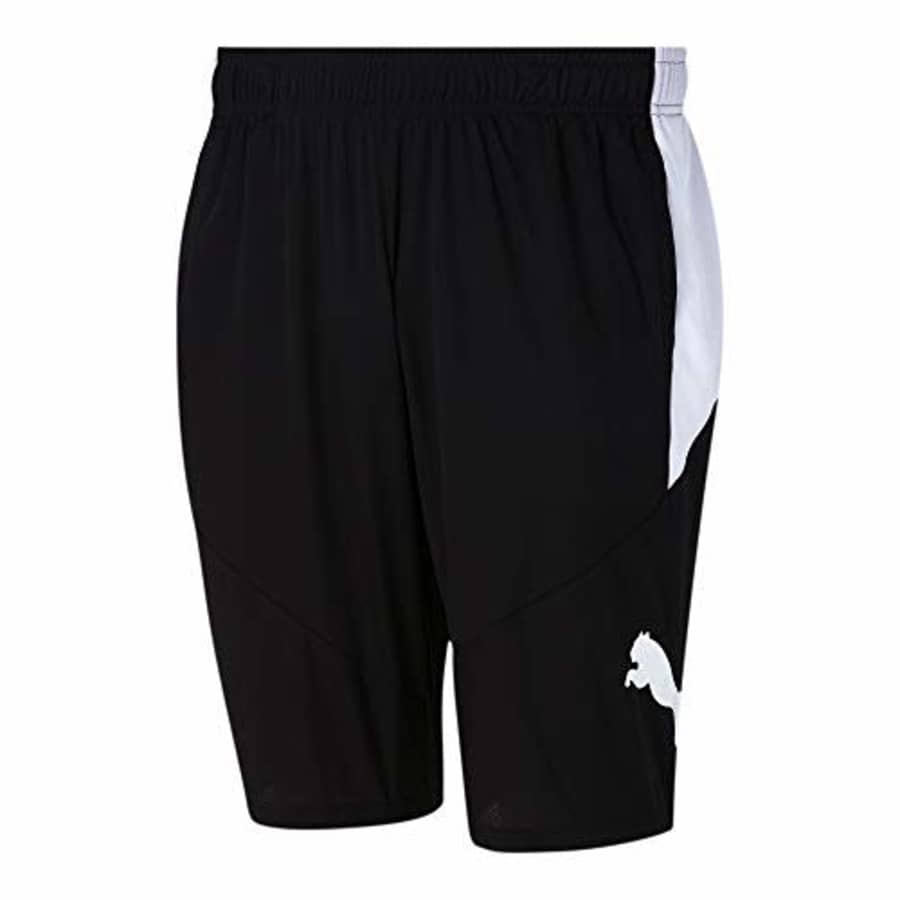 PUMA Men's Big & Tall CAT Shorts, Black White, 5XL for $81