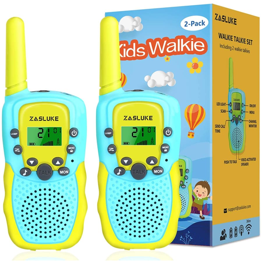 ZasLuke Kids' Walkie Talkie 2-Pack for $10 ZasLuke Kids' Walkie Talkie 2-Pack for $10