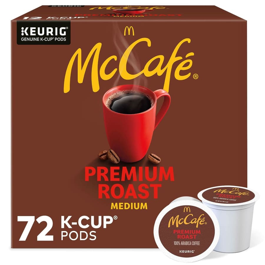 McCafé Coffee Premium Roast Medium K-Cup 72-Pack for $23 via Sub & Save McCafé Coffee Premium Roast Medium K-Cup 72-Pack for $23 via Sub & Save