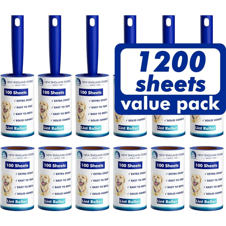 New England Stories Lint Roller 6-Pack w/ 6 Refills for $20 New England Stories Lint Roller 6-Pack w/ 6 Refills for $20