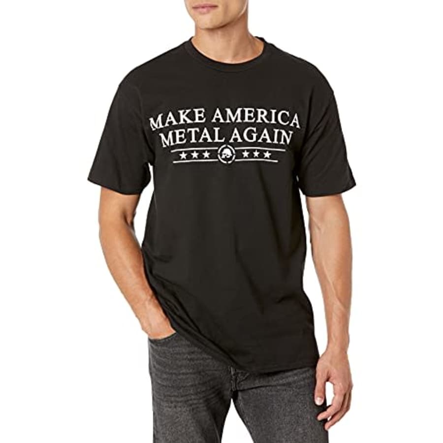 Metal Mulisha Men's Elected Tee Shirt, Black, XX-Large for $22