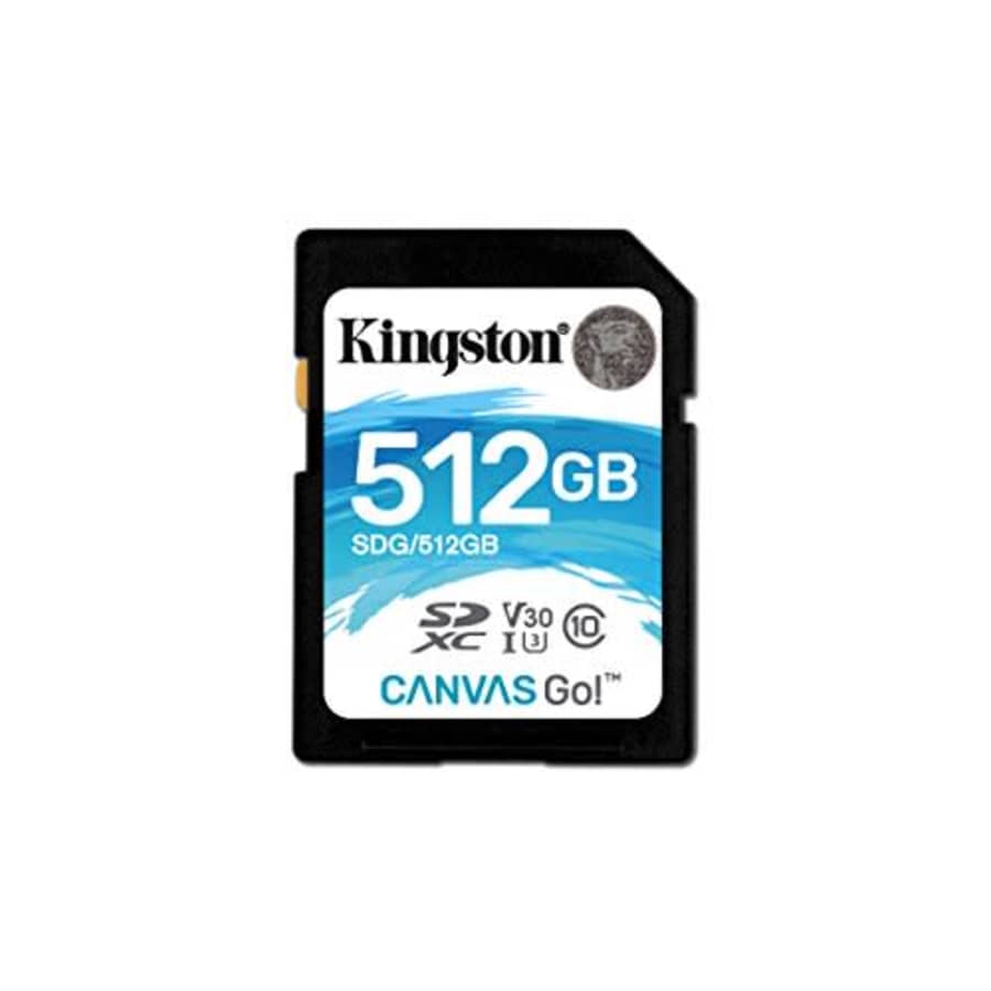 Kingston Canvas Go! 512GB SDXC Class 10 SD Memory Card UHS-I 90MB/s R Flash Memory Card (SDG/512GB) for $250
