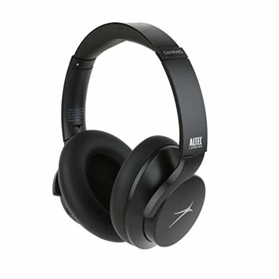 Altec Lansing Wireless Bluetooth Headphones, Noise Cancelling Over Ear Headphone with Plush Ear for $56 Altec Lansing Wireless Bluetooth Headphones, Noise Cancelling Over Ear Headphone with Plush Ear for $56