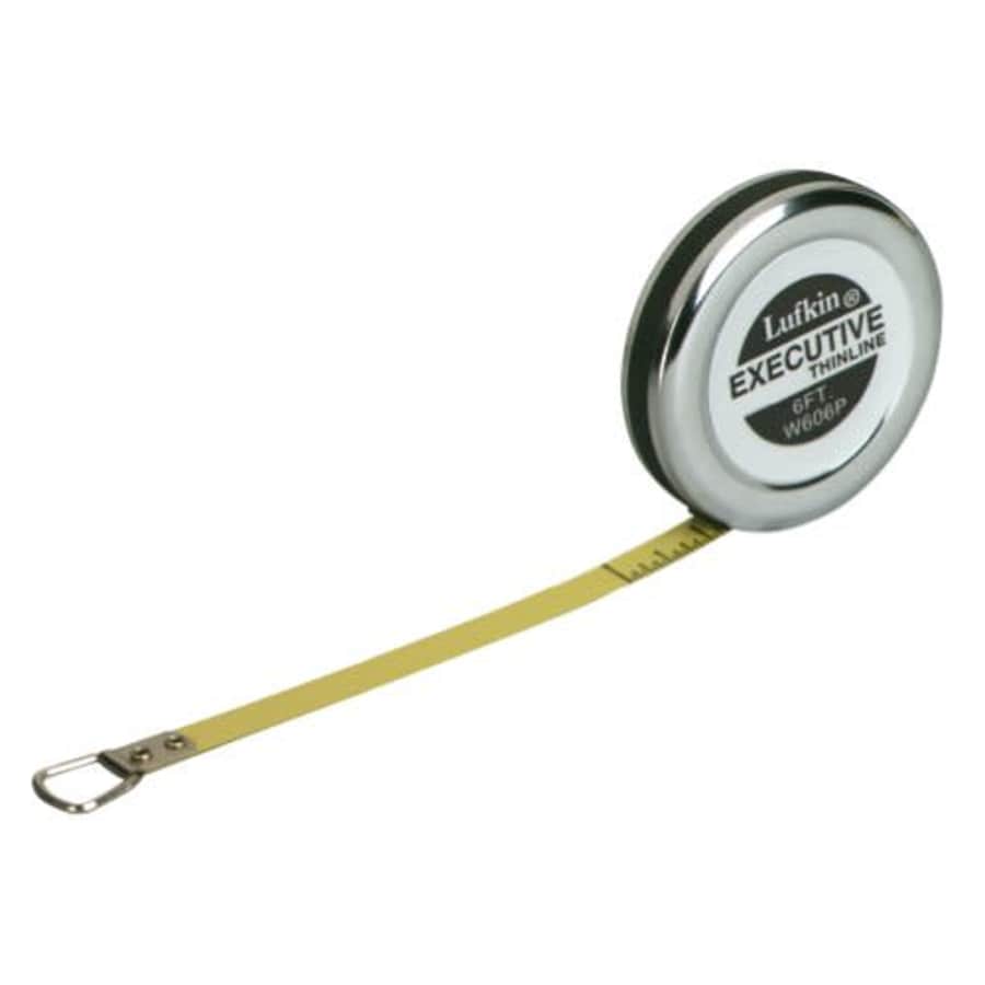 Crescent Lufkin 1/4" x 6' Executive Diameter Yellow Clad A18 Blade Pocket Tape Measure - W606P for $21
