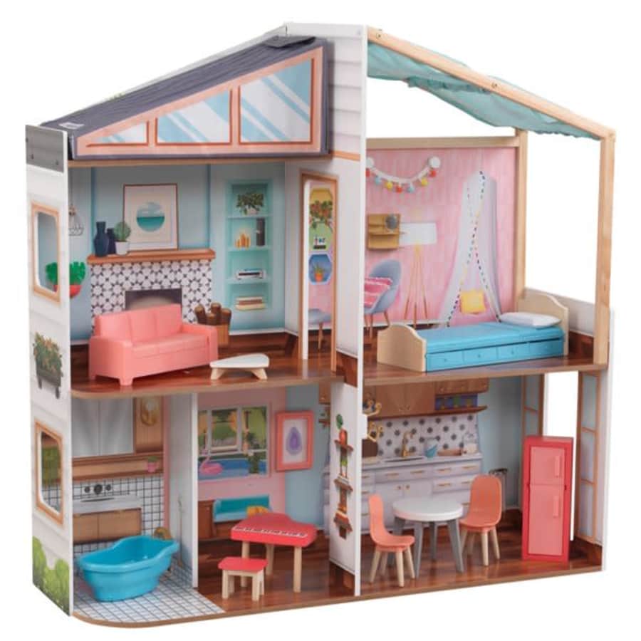 KidKraft Designed by Me Magnetic Makeover Wooden Dollhouse for $40 KidKraft Designed by Me Magnetic Makeover Wooden Dollhouse for $40
