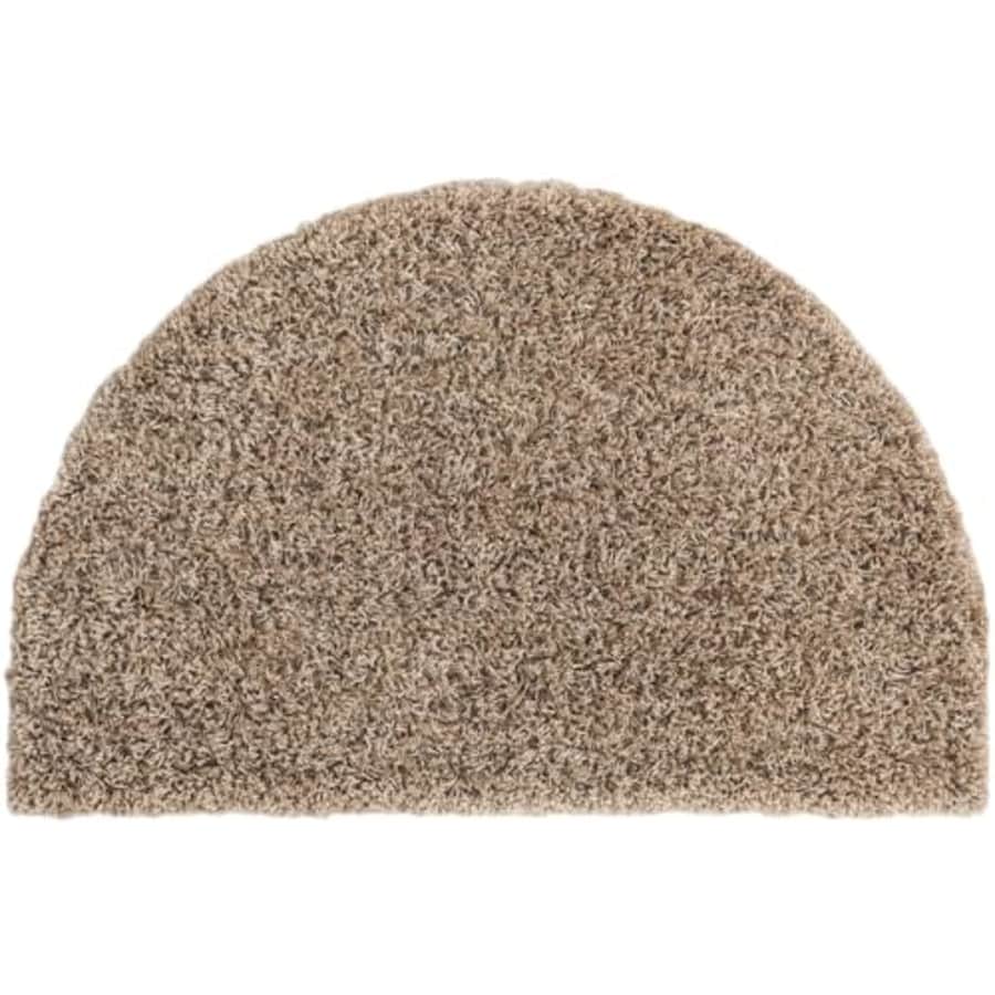 Unique Loom Solid Shag Collection Area Rug (2' 7" x 4' 1" Hearth Taupe) for $66