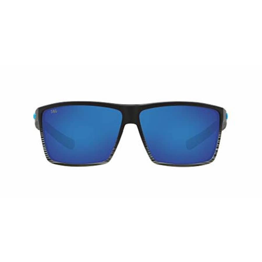 Costa Del Mar Men's Rincon Sunglasses, Matte Smoke Crystal/Blue Mirrored Polarized 580G, 63 mm for $401