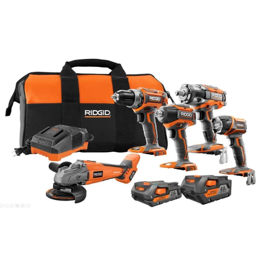 Ridgid 18V Brushless 5-Tool Combo Kit for $249 Ridgid 18V Brushless 5-Tool Combo Kit for $249