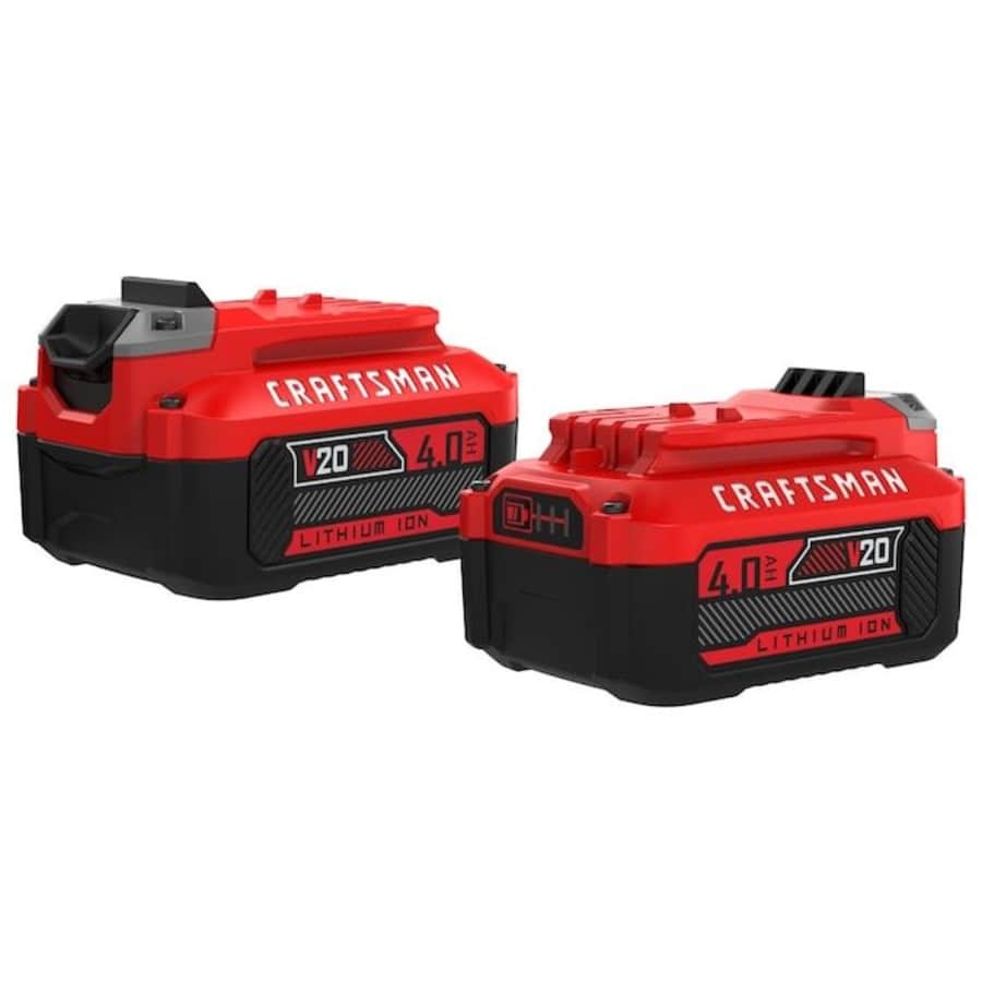 Craftsman 20V 4Ah Li-Ion Battery 2-Pack for $79