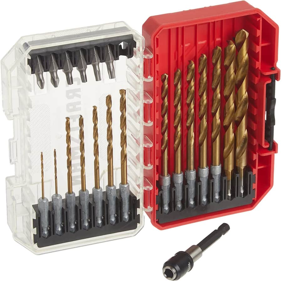 Craftsman 21-Piece Titanium Coated Drill Bit Set for $27