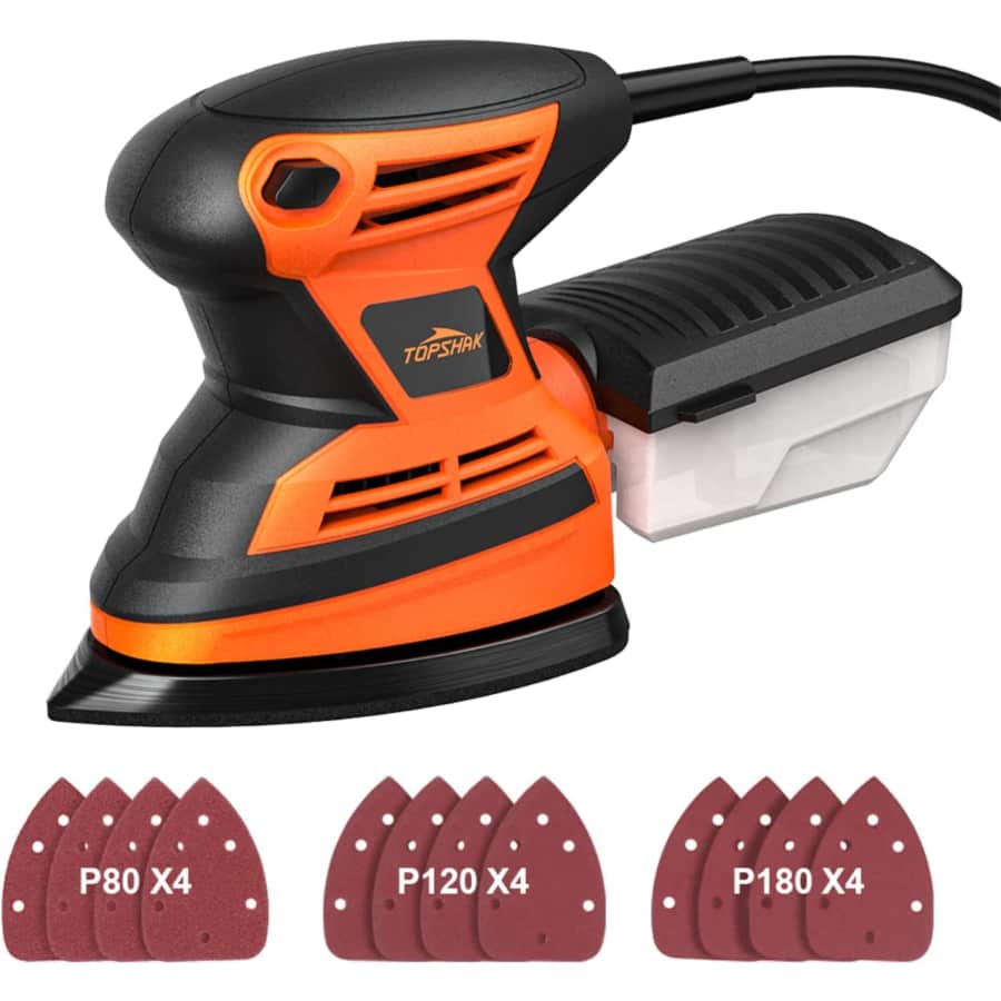 Topshak 200W Mouse Detail Sander for $13