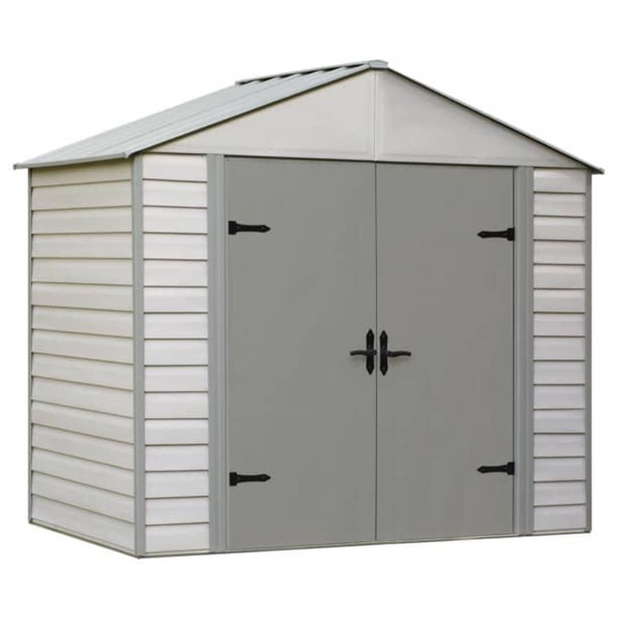 Arrow Viking 8ft. Vinyl-Coated Steel Storage Shed for $459