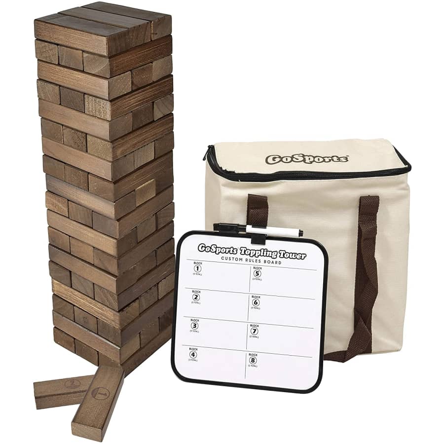 GoSports Large Toppling Tower for $40 GoSports Large Toppling Tower for $40