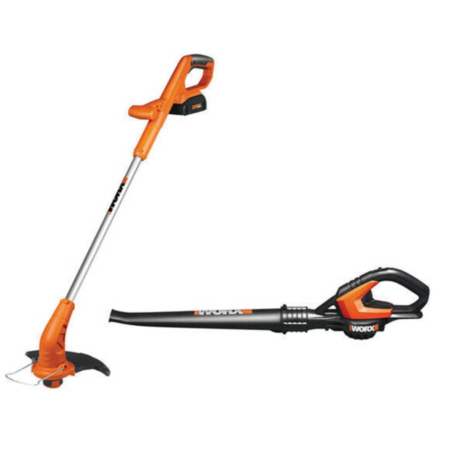 Worx 20V Lithium 2-in-1 Grass Trimmer and Blower Kit for $48