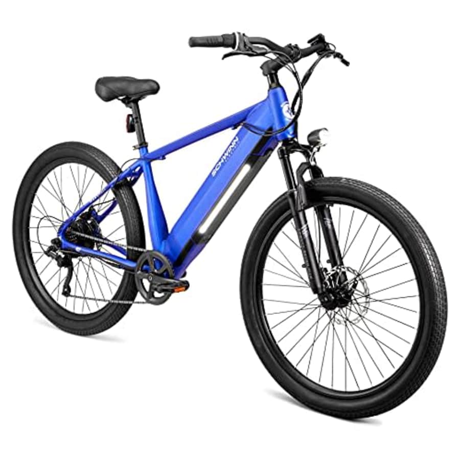 Schwinn Marshall Adult Electric Hybrid Bike, Small/Medium Step-Over Frame, 7 Speed, 27.5-Inch for $1,430