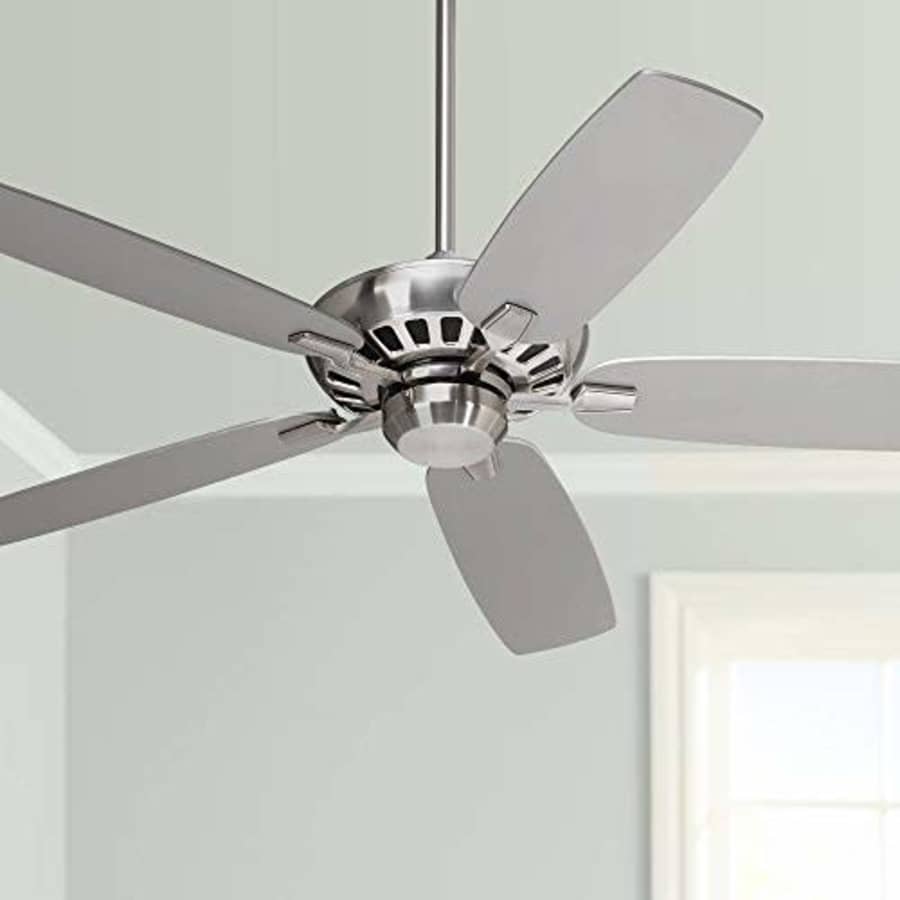 Casa Vieja 52" Journey Modern Ceiling Fan with Remote Control Brushed Nickel for Living Room Kitchen Bedroom for $300 Casa Vieja 52" Journey Modern Ceiling Fan with Remote Control Brushed Nickel for Living Room Kitchen Bedroom for $300