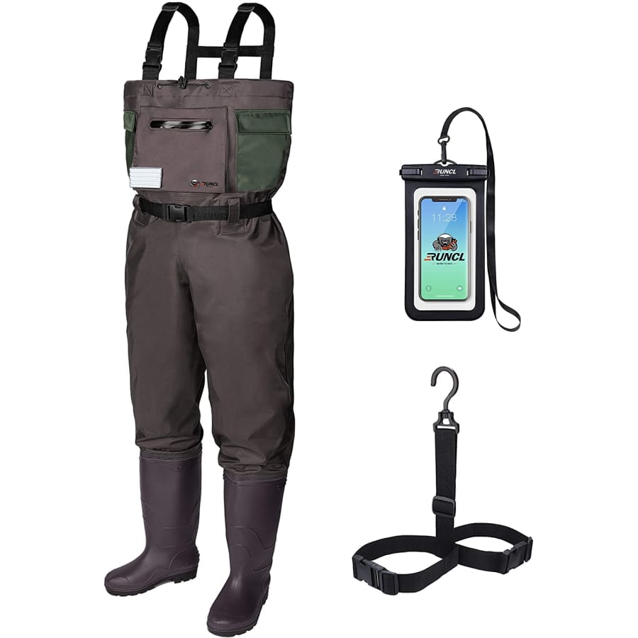 Runcl Chest Waders with Built-in Boots for $15 Runcl Chest Waders with Built-in Boots for $15