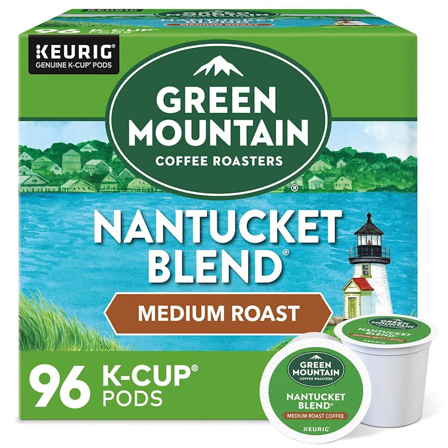 Green Mountain Coffee Roasters Nantucket Blend K-Cup Pods 96-Pack for $52