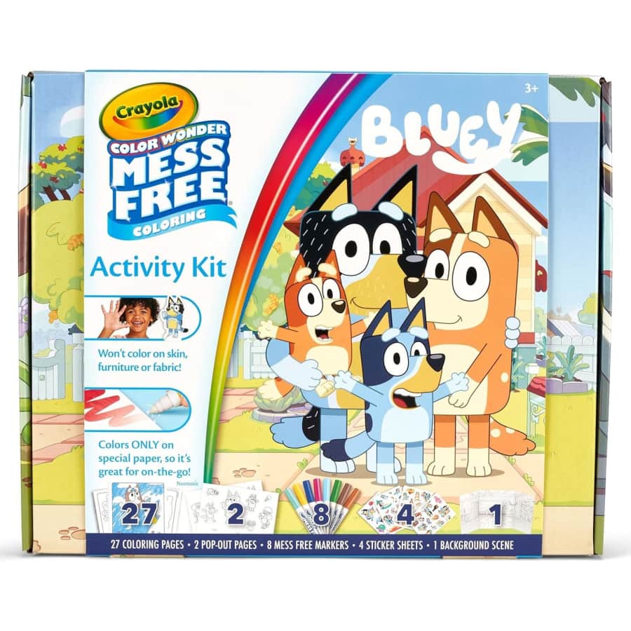 Crayola Color Wonder Mess-Free Bluey Activity Kit for $13 Crayola Color Wonder Mess-Free Bluey Activity Kit for $13