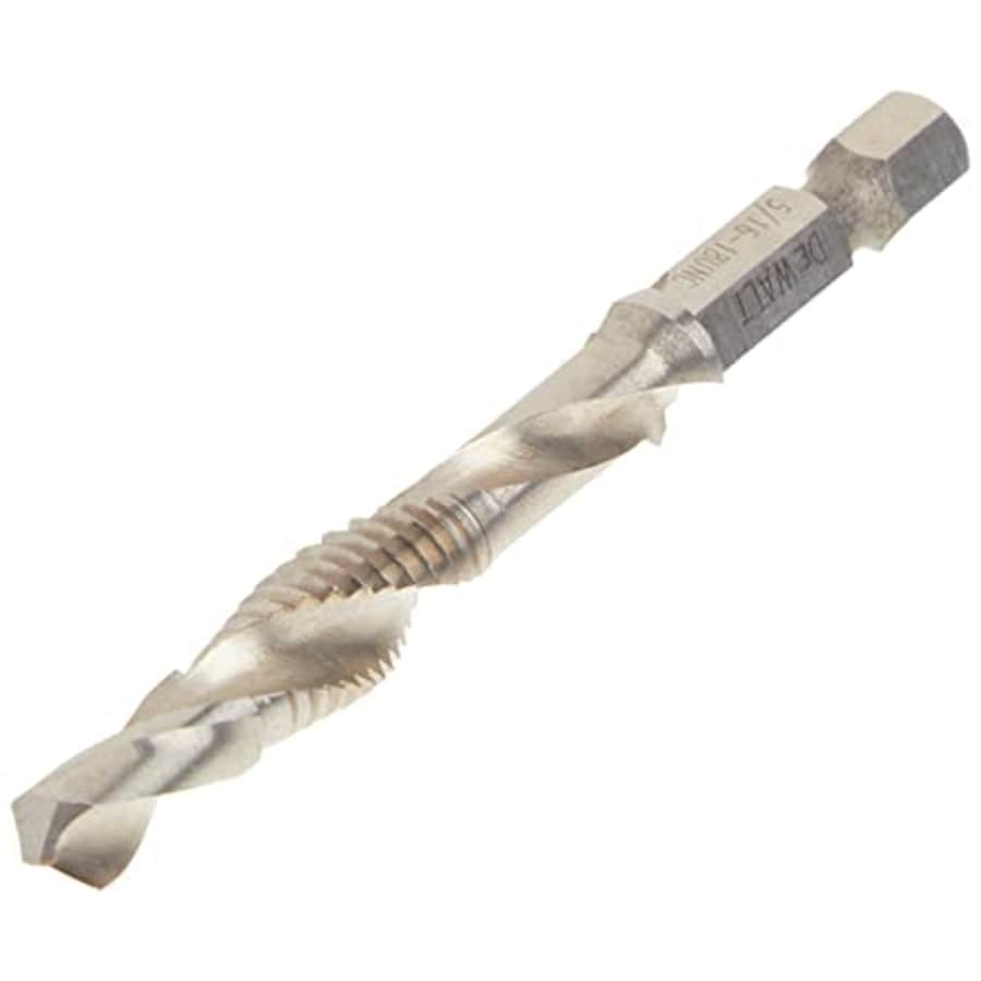 DEWALT DWADTQTR51618 Impact Ready 5/16" 18 UNC Drill Tap, 1/4" Capacity for $11 DEWALT DWADTQTR51618 Impact Ready 5/16" 18 UNC Drill Tap, 1/4" Capacity for $11