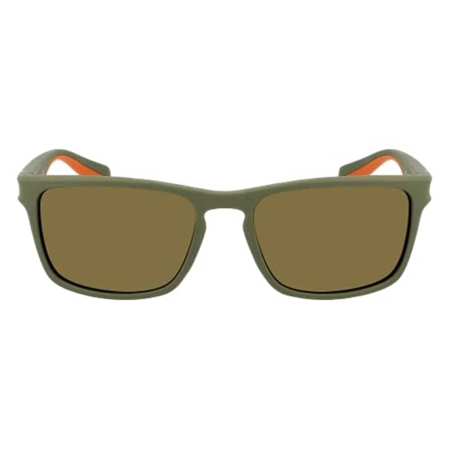 Dragon Unisex Blaise Sunglasses - Matte Olive Frame | LL Brown Lens for $88
