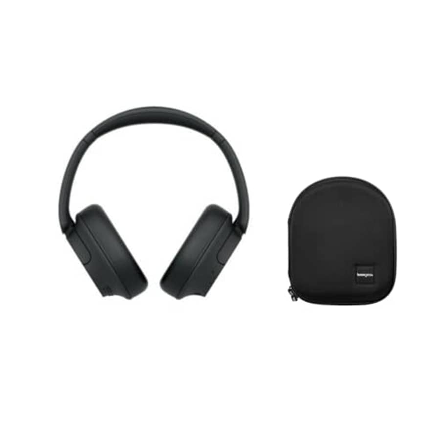 Sony WHCH720N Wireless Over The Ear Noise Canceling Headphones with 2 Microphones (Black) Bundle for $100