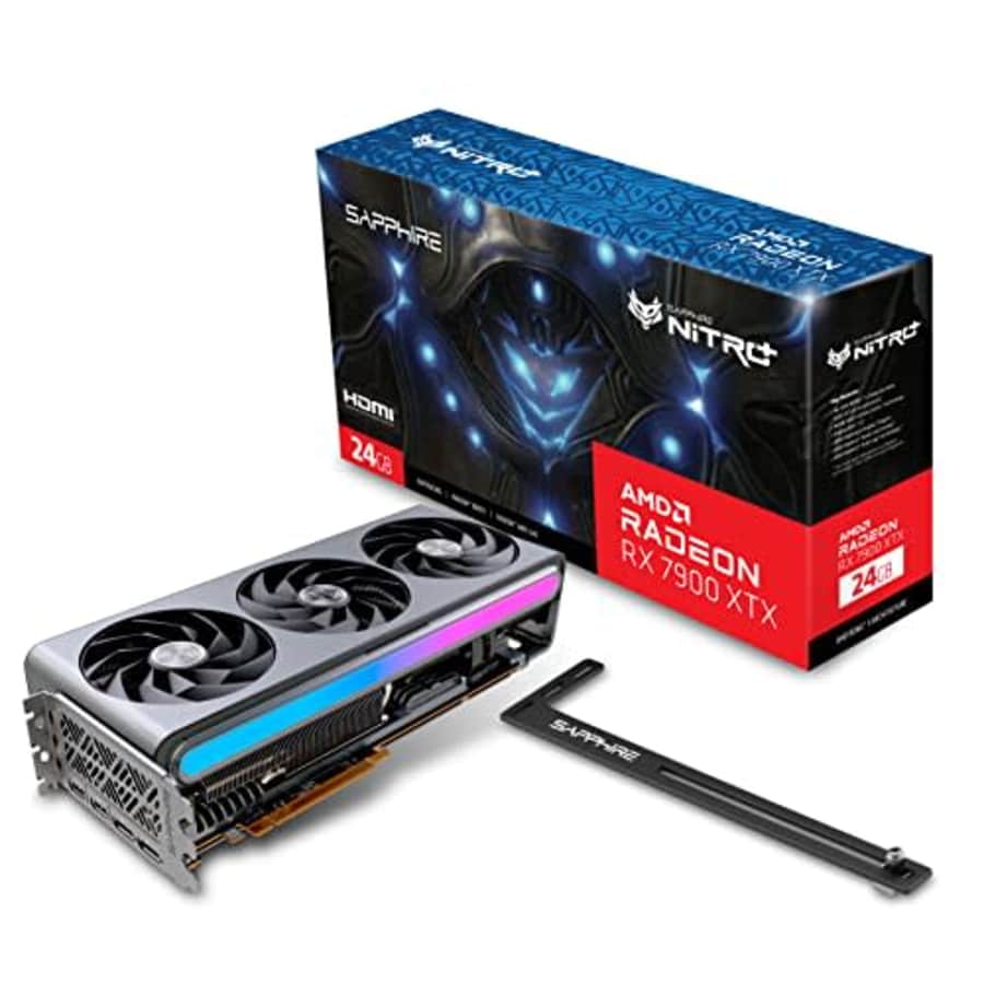 SAPPHIRE NITRO+ AMD RADEON RX 7900 XTX GAMING OC VAPOR-X 24GB GDDR6 DUAL HDMI DUAL DP (11322-01-40G) for $1,262