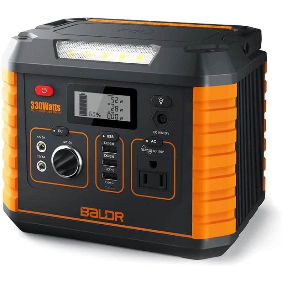 Baldr 297Wh Portable Power Station for $215