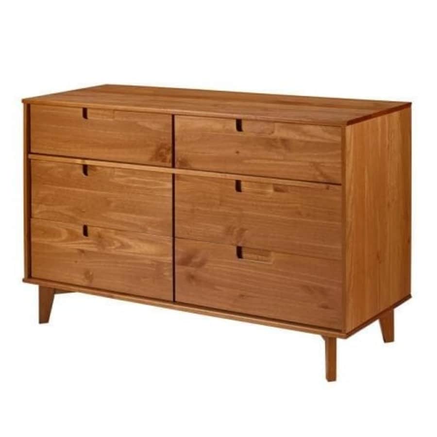 Walker Edison 6-Drawer Mid Century Modern Dresser for $252