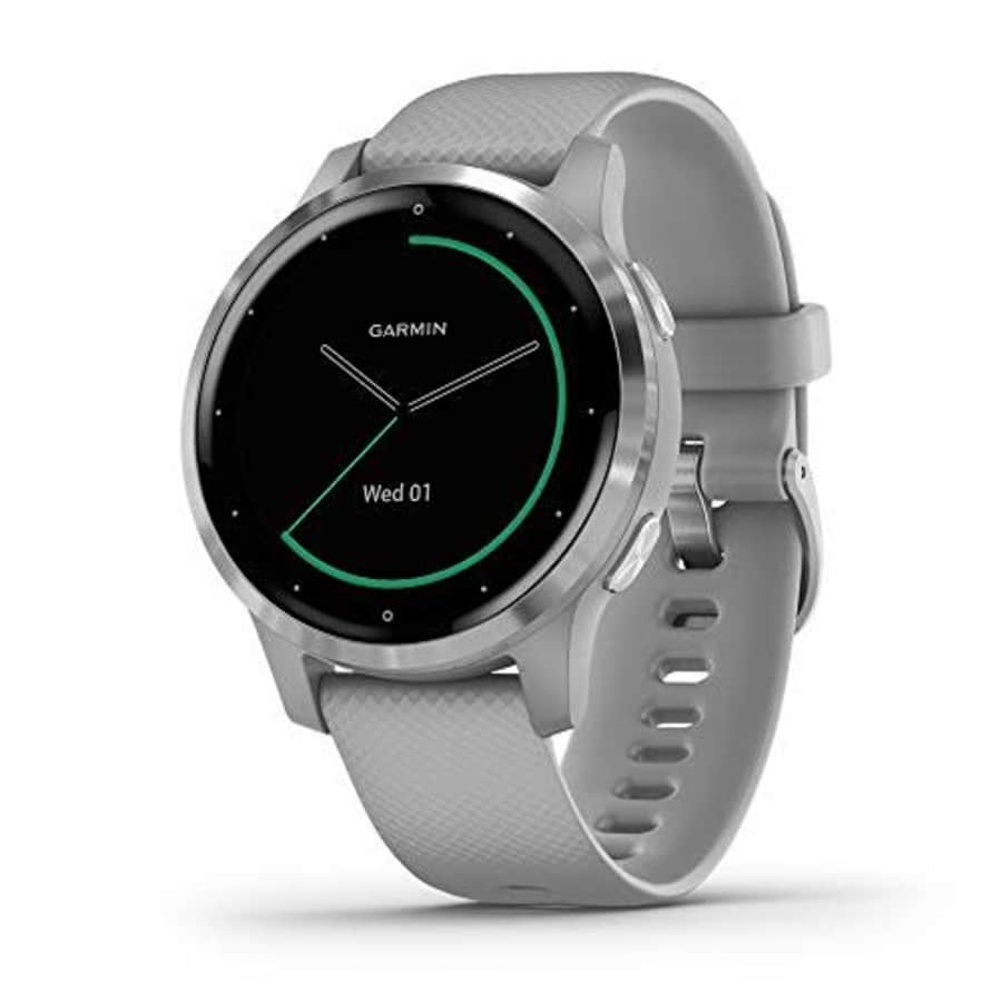 Garmin vivoactive 4S, Smaller-Sized GPS Smartwatch, Features Music, Body Energy Monitoring, for $215 Garmin vivoactive 4S, Smaller-Sized GPS Smartwatch, Features Music, Body Energy Monitoring, for $215