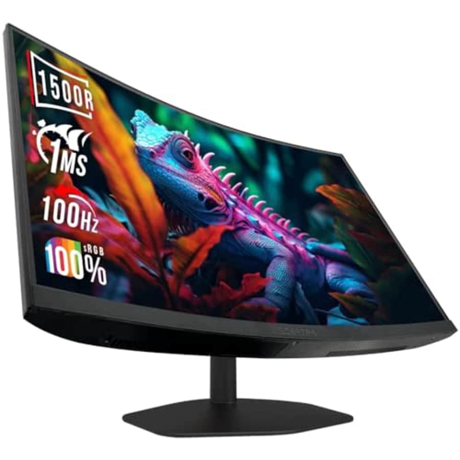 Sceptre Curved 24-inch Gaming Monitor 1500R DisplayPort HDMI X2 Eye Care 100% sRGB Build-in for $100 Sceptre Curved 24-inch Gaming Monitor 1500R DisplayPort HDMI X2 Eye Care 100% sRGB Build-in for $100