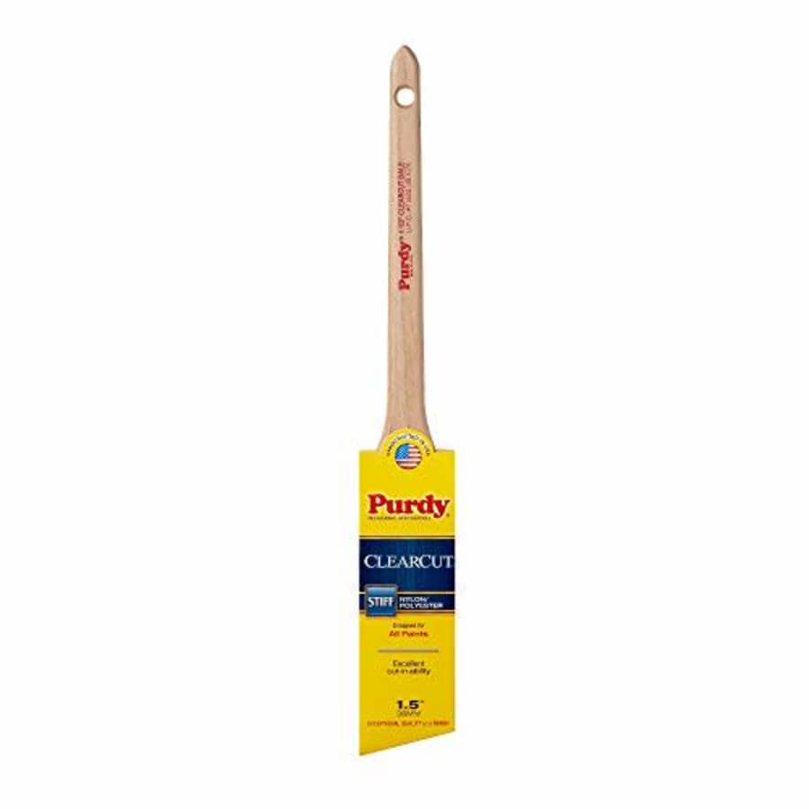 Purdy 144080115 Clearcut Series Dale Angular Trim Paint Brush, 1-1/2 inch for $11