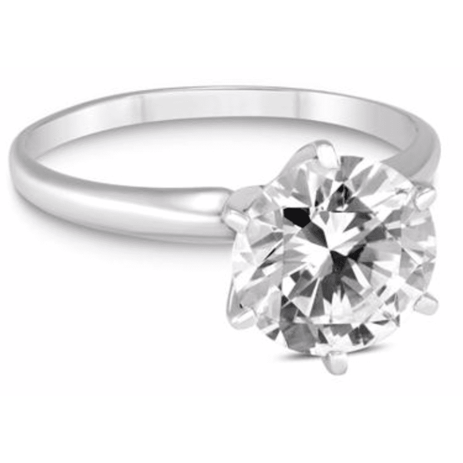Szul 1-Carat Diamond Solitaire Ring in 14K White Gold for $988