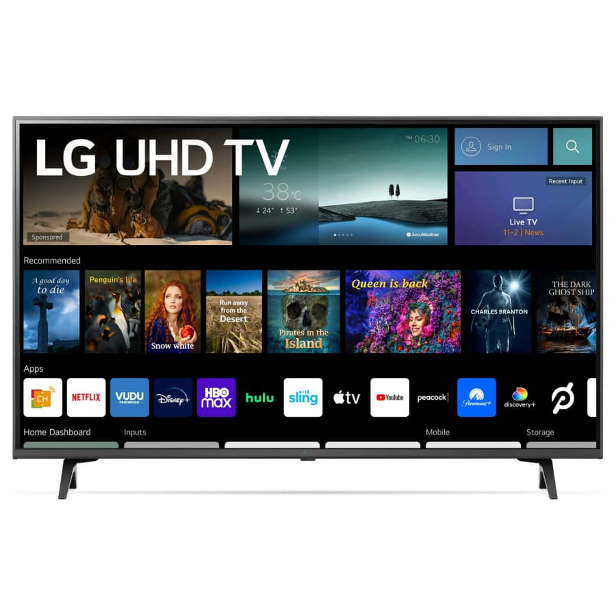 LG 43UQ7070ZUD 43" 4K HDR LED UHD Smart TV for $238 LG 43UQ7070ZUD 43" 4K HDR LED UHD Smart TV for $238